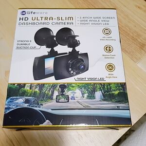 HD Ultra-Slim Dashboard Camera - Black